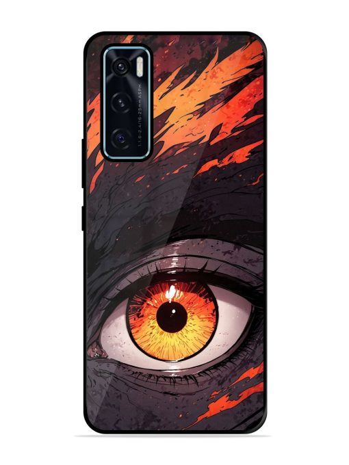 Inferno Gaze Glossy Soft Edge Case for Vivo V20 Se Chachhi