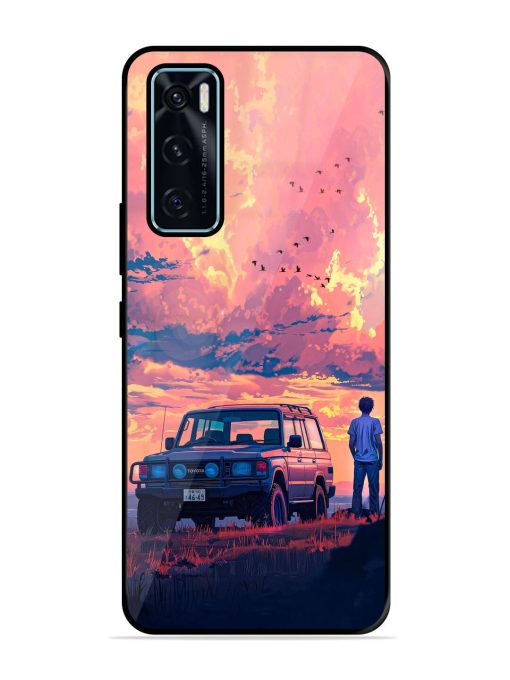 Solitude'S Horizon Glossy Soft Edge Case for Vivo V20 Se Chachhi