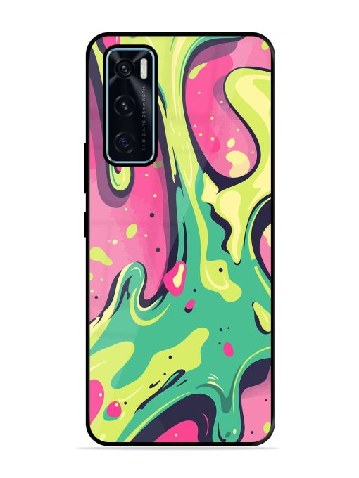 Gooey Grooves Glossy Soft Edge Case for Vivo V20 Se Chachhi