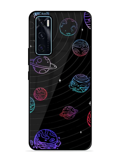 Cosmic Ballet Glossy Soft Edge Case for Vivo V20 Se Chachhi