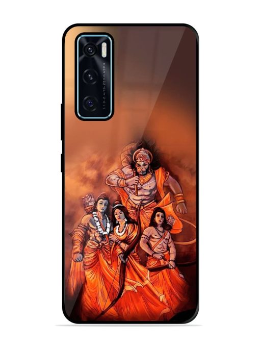 Sita Ram Glossy Soft Edge Case for Vivo V20 Se Chachhi