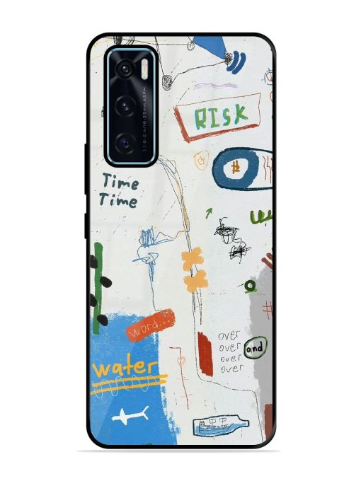 Mind Map Madness Glossy Soft Edge Case for Vivo V20 Se Chachhi