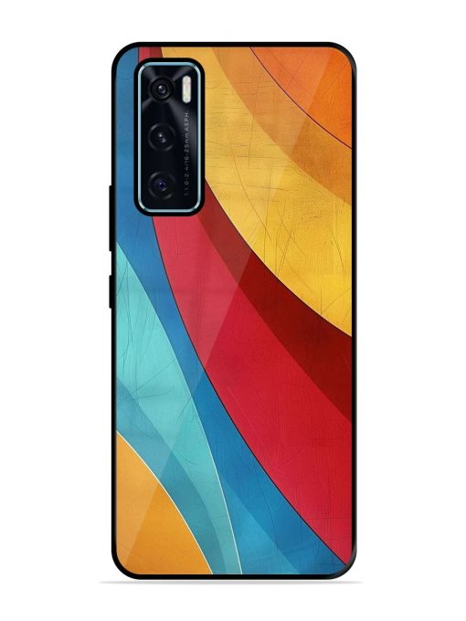 Curving Canvas Glossy Soft Edge Case for Vivo V20 Se Chachhi