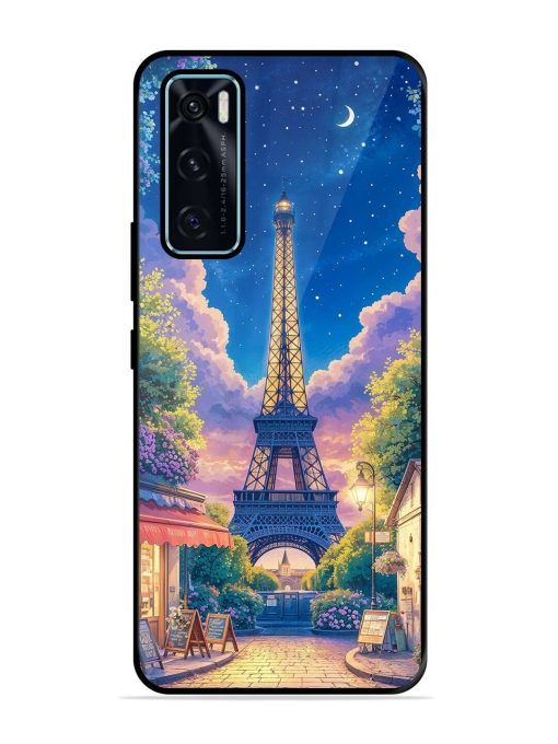 Twilight In Paris Glossy Soft Edge Case for Vivo V20 Se Chachhi