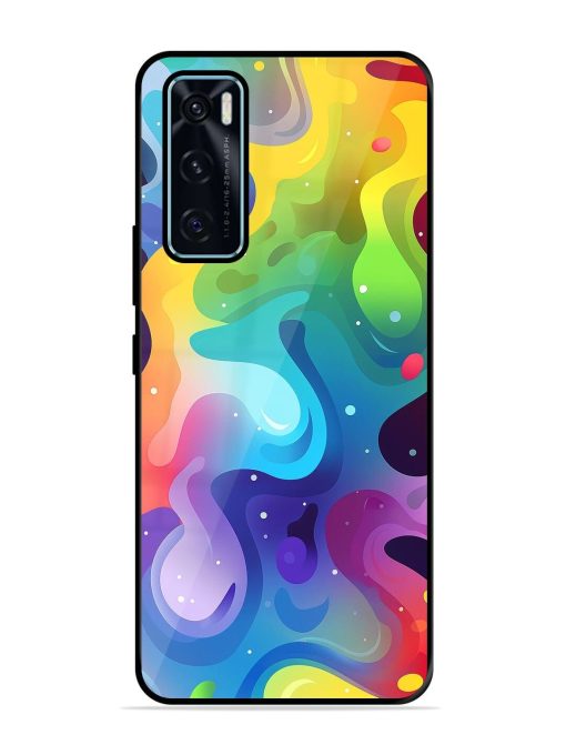 Rainbow River Glossy Soft Edge Case for Vivo V20 Se Chachhi