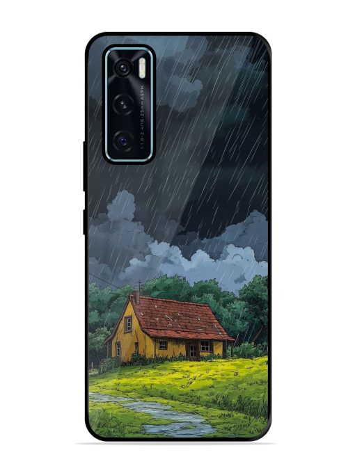 Rainy Day Retreat Glossy Soft Edge Case for Vivo V20 Se Chachhi