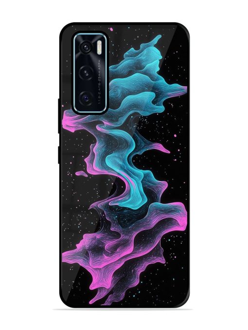 Cosmic Currents Glossy Soft Edge Case for Vivo V20 Se Chachhi