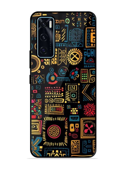 Tribal Tapestry Glossy Soft Edge Case for Vivo V20 Se Chachhi