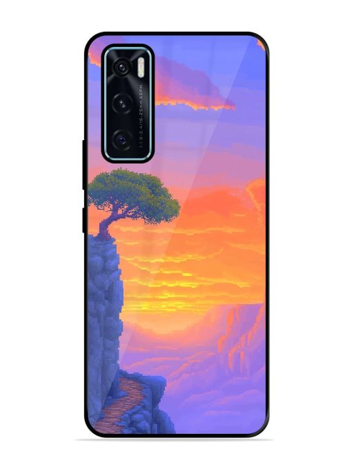 Cliffside Solitude Glossy Soft Edge Case for Vivo V20 Se Chachhi