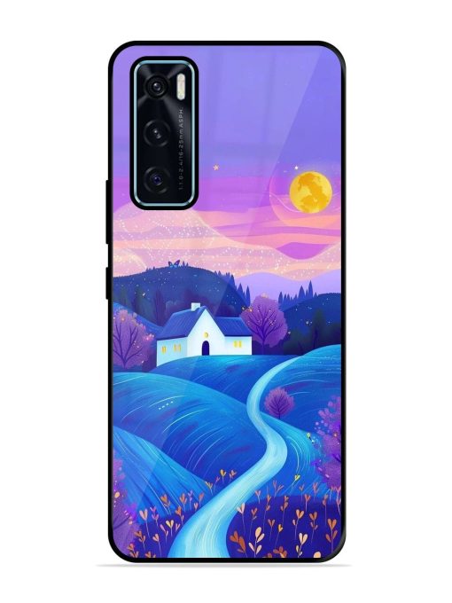 Moonlit Meadow Glossy Soft Edge Case for Vivo V20 Se Chachhi