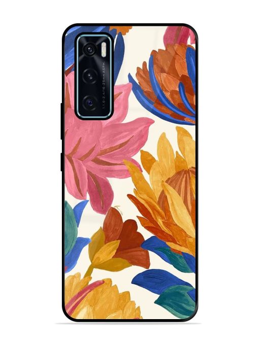 Blooming Tapestry Glossy Soft Edge Case for Vivo V20 Se Chachhi