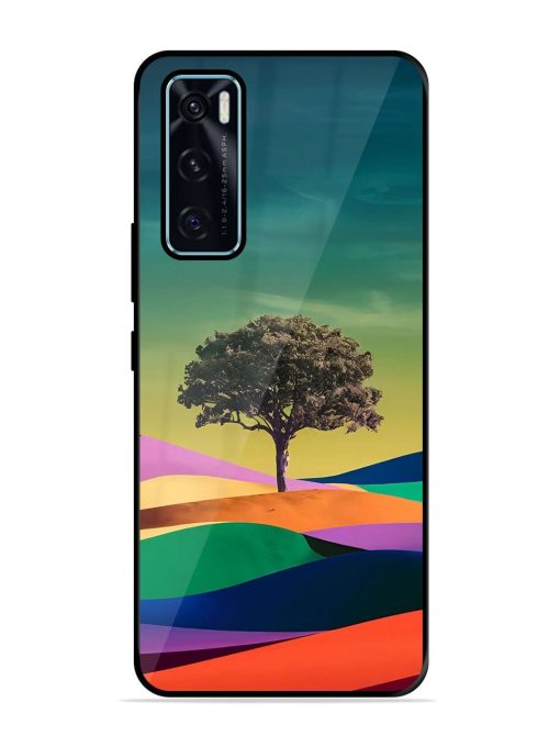 Rainbow'S Lone Sentinel Glossy Soft Edge Case for Vivo V20 Se Chachhi