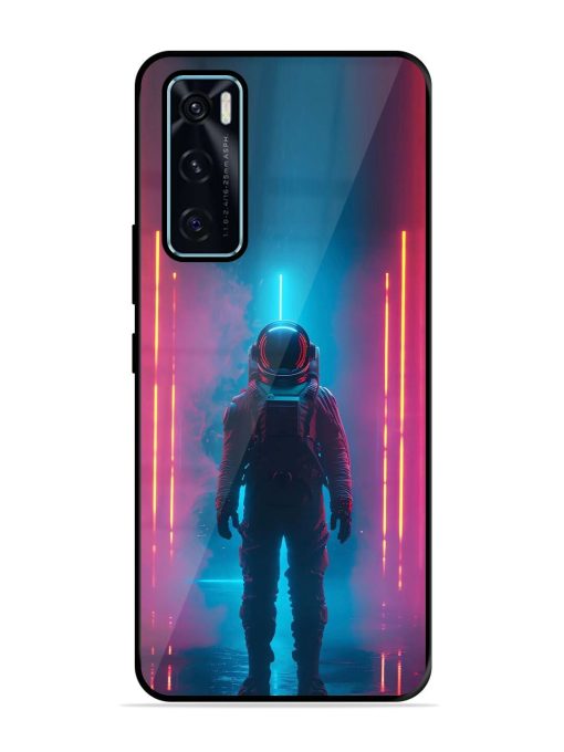 Neon Astronaut Glossy Soft Edge Case for Vivo V20 Se Chachhi