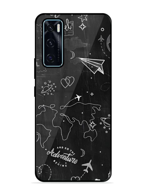 Wanderlust Sketchbook Glossy Soft Edge Case for Vivo V20 Se Chachhi