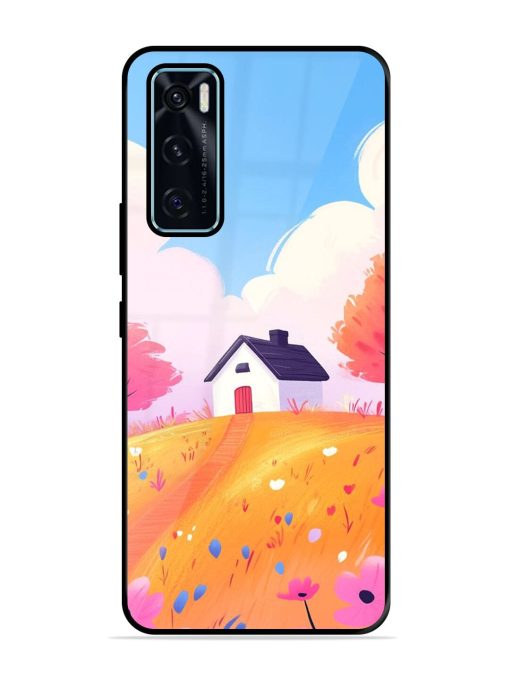 Hilltop Haven Glossy Soft Edge Case for Vivo V20 Se Chachhi