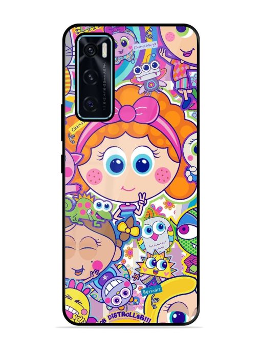 Distroller Friends Glossy Soft Edge Case for Vivo V20 Se Chachhi