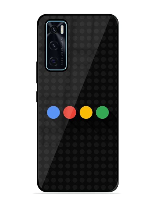 Google Dots Glossy Soft Edge Case for Vivo V20 Se Chachhi