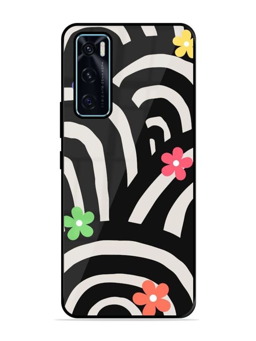 Rainbow Arcs Glossy Soft Edge Case for Vivo V20 Se