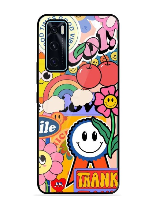 Good Times Good Vibes Glossy Soft Edge Case for Vivo V20 Se