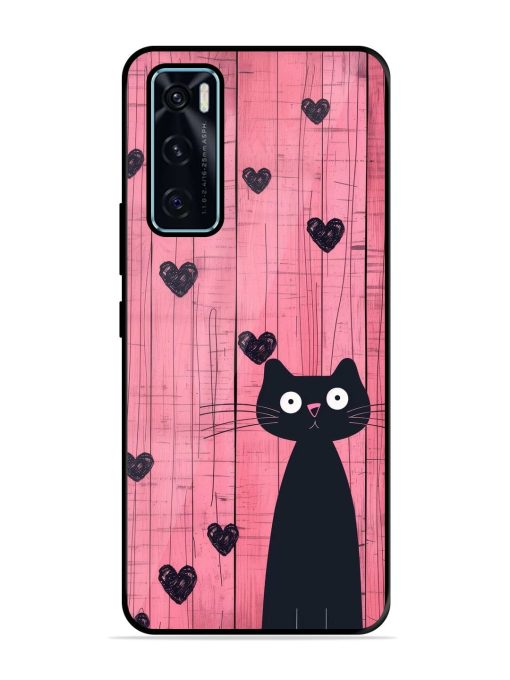 Feline Valentine'S Day Glossy Soft Edge Case for Vivo V20 Se Chachhi