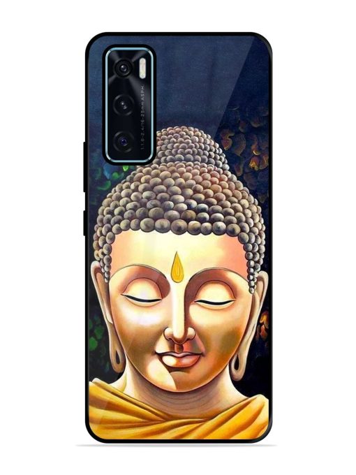 Buddha Face Glossy Soft Edge Case for Vivo V20 Se Chachhi