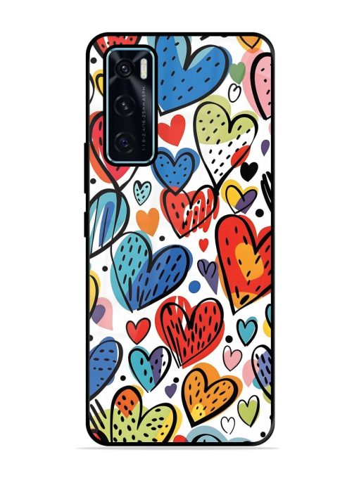 Heartfelt Harmony Glossy Soft Edge Case for Vivo V20 Se Chachhi