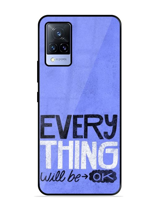 Hopeful Hues Glossy Soft Edge Case for Vivo V21 (5G) Chachhi