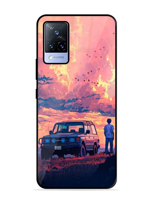 Solitude'S Horizon Glossy Soft Edge Case for Vivo V21 (5G) Chachhi