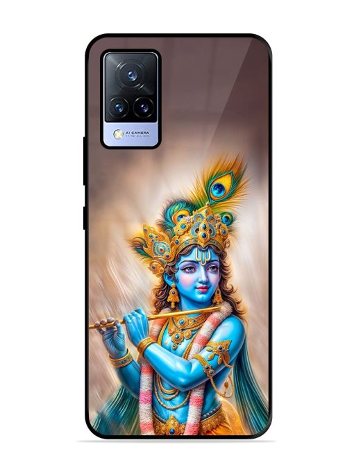 Divine Krishna Glossy Soft Edge Case for Vivo V21 (5G) Chachhi