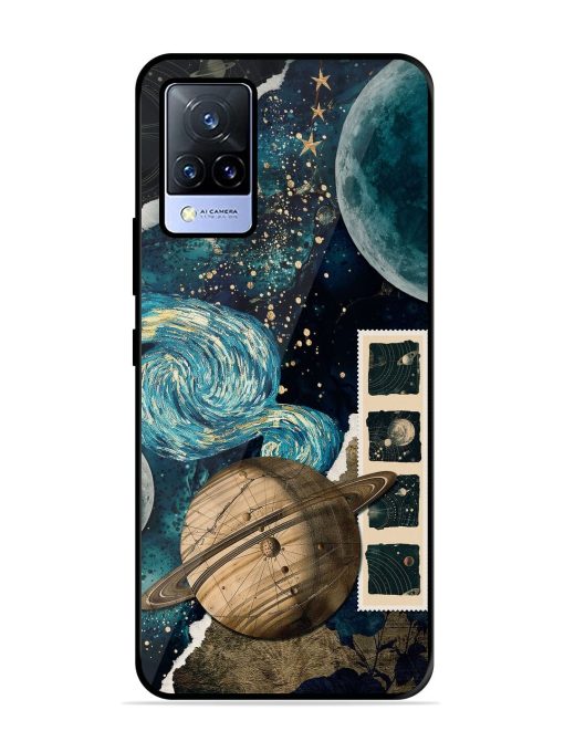 Celestial Tapestry Glossy Soft Edge Case for Vivo V21 (5G) Chachhi