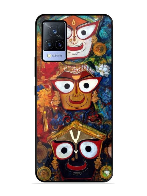 Lord Jagannath Glossy Soft Edge Case for Vivo V21 (5G) Chachhi