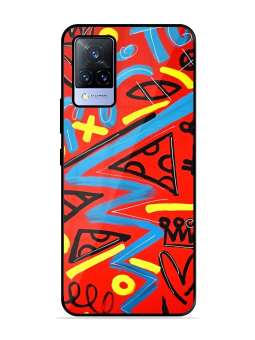 Groovy Garden Glossy Soft Edge Case for Vivo V21 (5G) Chachhi