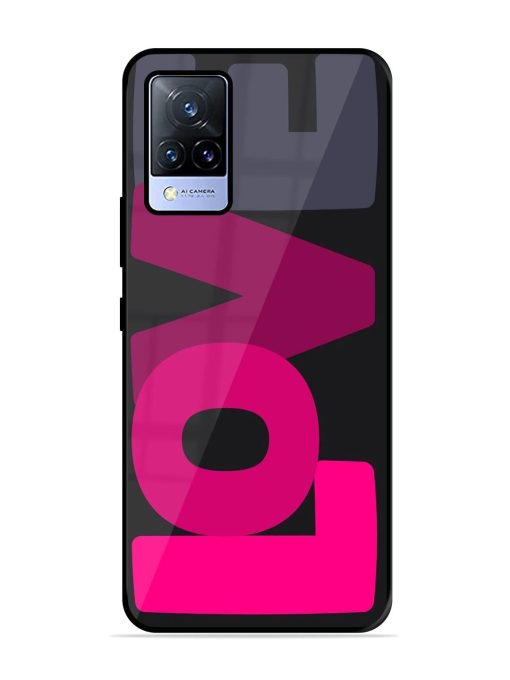 Pixelated Pastel Glossy Soft Edge Case for Vivo V21 (5G) Chachhi