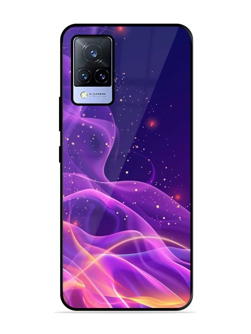 Cosmic Currents Glossy Soft Edge Case for Vivo V21 (5G) Chachhi