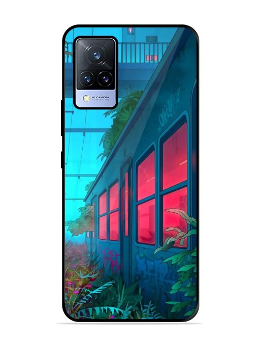 Urban Jungle Glossy Soft Edge Case for Vivo V21 (5G) Chachhi