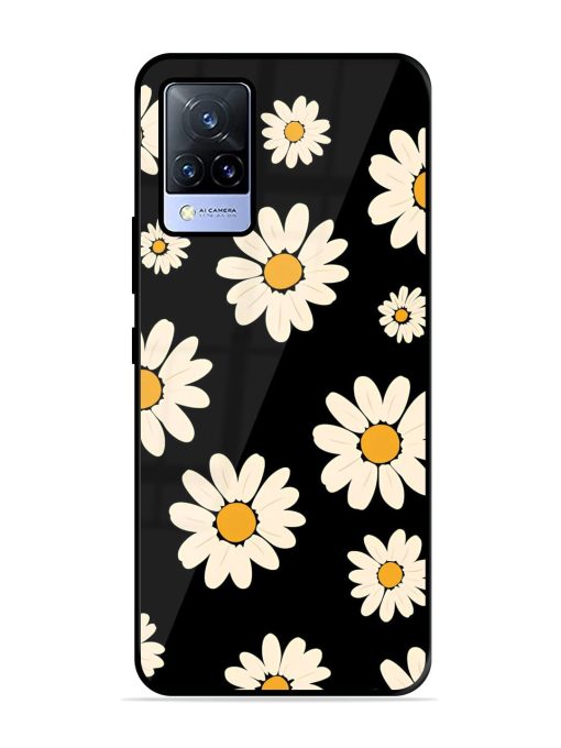 Daisies In The Night Glossy Soft Edge Case for Vivo V21 (5G) Chachhi