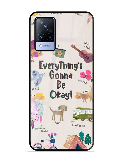 Sunshine And Smiles Glossy Soft Edge Case for Vivo V21 (5G) Chachhi