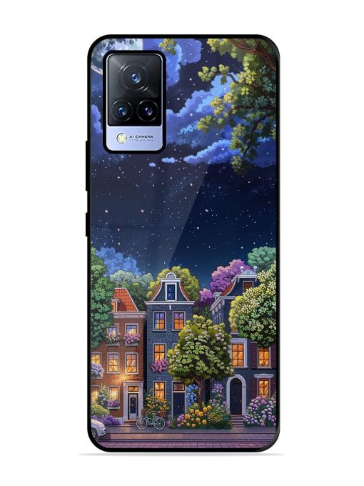 Moonlit Streets Glossy Soft Edge Case for Vivo V21 (5G) Chachhi