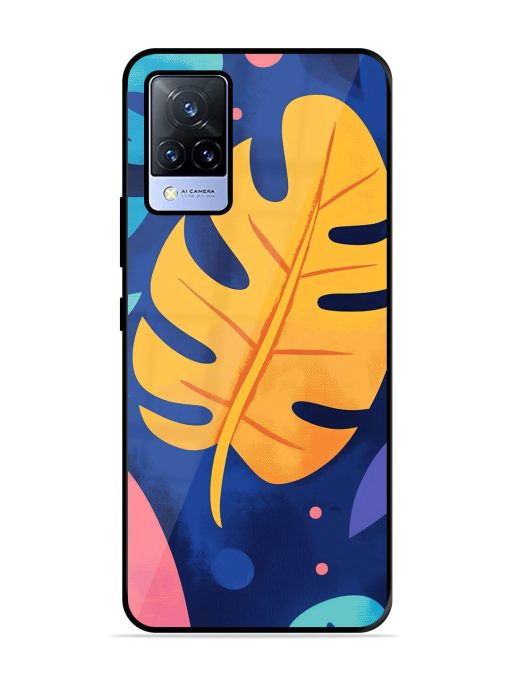 Tropical Tapestry Glossy Soft Edge Case for Vivo V21 (5G) Chachhi