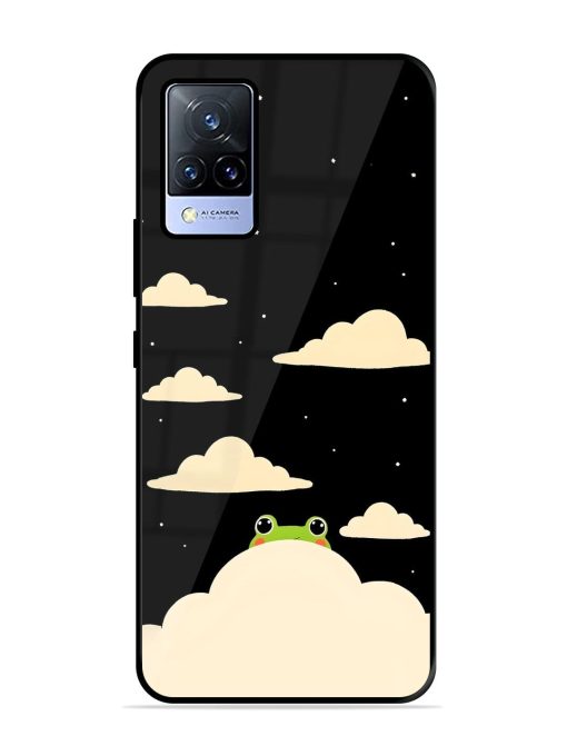 Froggy Night Sky Glossy Soft Edge Case for Vivo V21 (5G) Chachhi