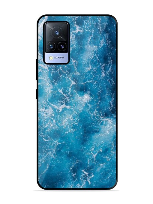 Oceanic Abyss Glossy Soft Edge Case for Vivo V21 (5G) Chachhi