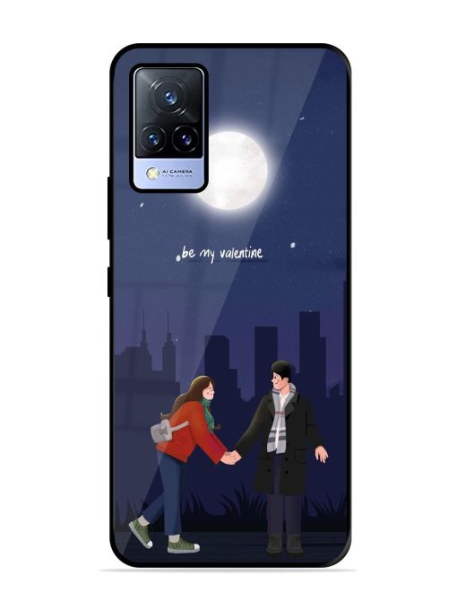 Moonlight Proposal Glossy Soft Edge Case for Vivo V21 (5G) Chachhi