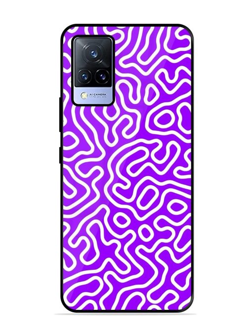 Wavy Wonder Glossy Soft Edge Case for Vivo V21 (5G) Chachhi