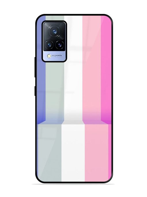 Pastel Palette Glossy Soft Edge Case for Vivo V21 (5G) Chachhi