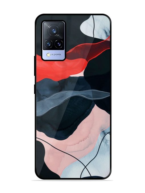 Dark Currents Glossy Soft Edge Case for Vivo V21 (5G) Chachhi