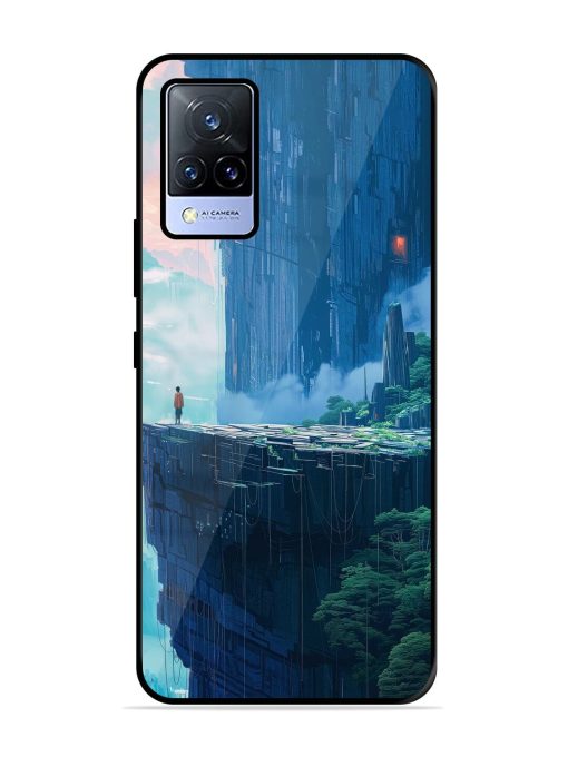 Solitude In The Sky Glossy Soft Edge Case for Vivo V21 (5G) Chachhi