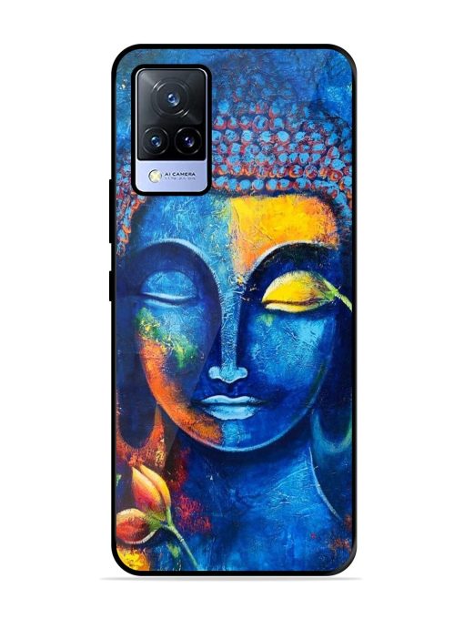 Enlightened Serenity Glossy Soft Edge Case for Vivo V21 (5G) Chachhi