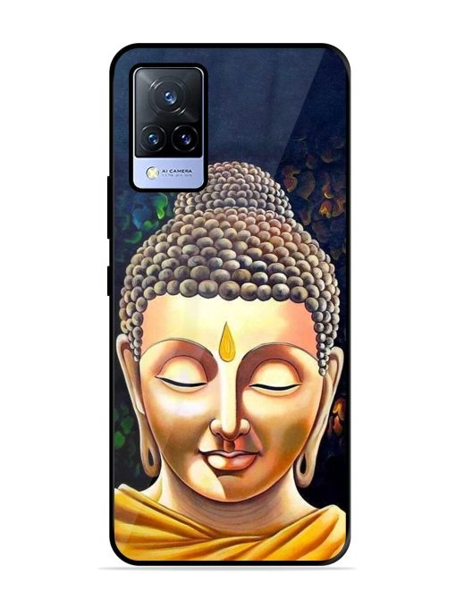 Buddha Face Glossy Soft Edge Case for Vivo V21 (5G) Chachhi