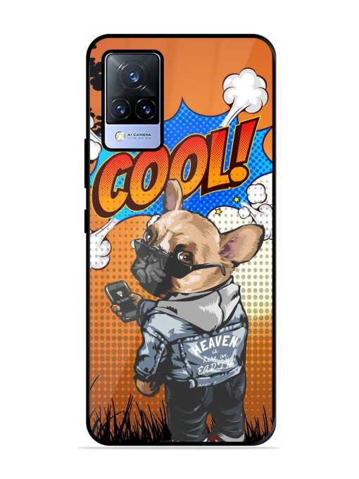 Cool Pup Glossy Soft Edge Case for Vivo V21 (5G) Chachhi