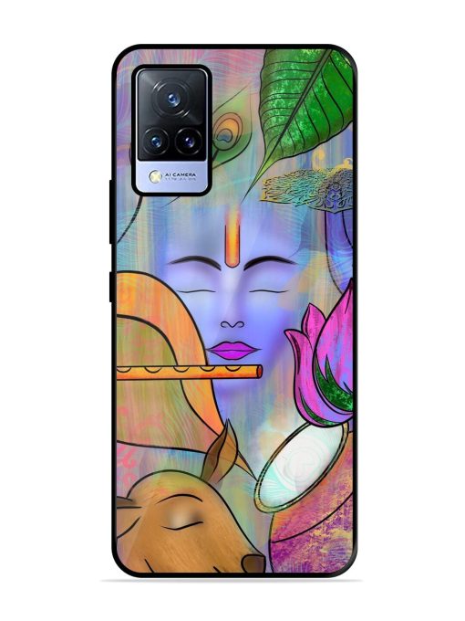 Divine Serenity Glossy Soft Edge Case for Vivo V21 (5G) Chachhi